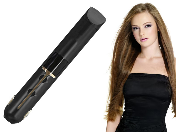 Hair straightener ceramic lcd 2in1 regulatory temperature power bank