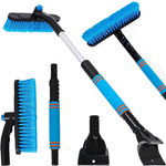 Brosse à gratter brosse télescopique pliante pour vitres de voiture neige glace