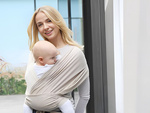 Baby sling baby carrier breathable fabric knotted