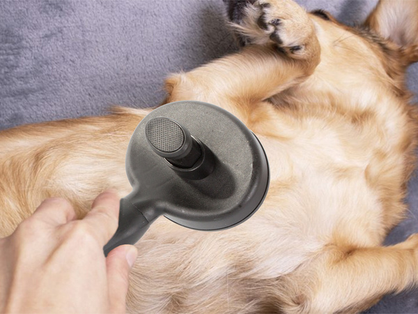 Dog hair brush cat self-cleaning grooming comb