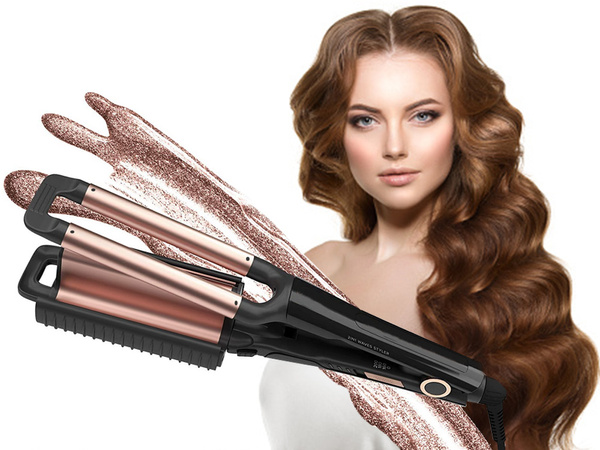 Máquina onduladora rizador de pelo rizador ondas rizos