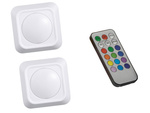 Juhtmevaba rgb led öösel valguse kaugjuhtimispult 2 tükki