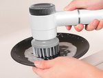 Brosse rotative électrique sans fil pour le nettoyage de la cuisine 5in1