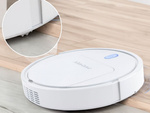 Automatic wireless electric cleaning robot vacuum cleaner, white