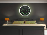 Fluorescente grande reloj de pared fluorescente estrellas 25cm