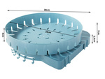 Étagère pivotante pour salle de bain organisateur de cuisine