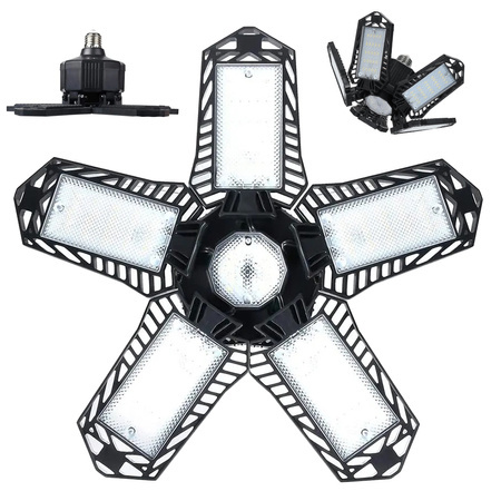 Lubų sulankstomas led dirbtuvių lempa stiprus e27