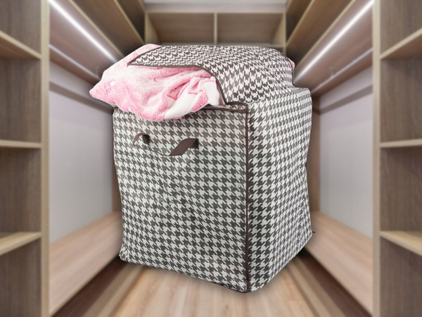 Kleiderschrank container stoff organizer leinen kleidung falten 180l