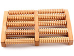 Traditional wooden foot massager roller 2x5