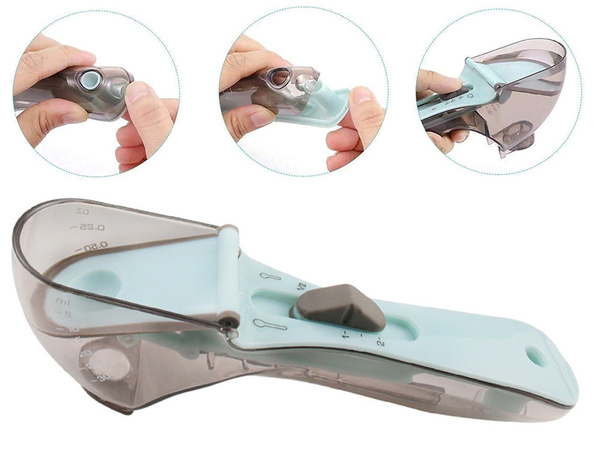 Cuchara dosificadora de cocina ajustable 2 uds