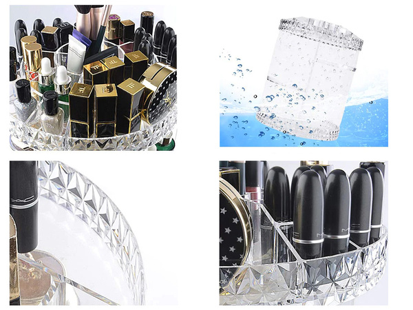 Kosmeetika juveelide korraldaja pööratav 360