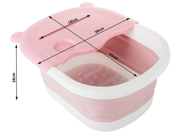 Jalamassaažikauss kokkupandavad silikoonist nupsud