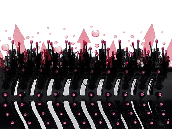 Hair dryer curling iron straightening iron brush