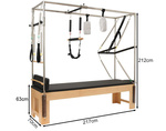 PAT DE EXERCIȚII PILATES REFORMER DISPOZITIV DE ANTRENAMENT DE FITNESS