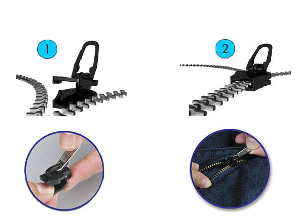 Reissverschluss-reparaturset reissverschluss-schloss