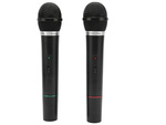 Kit karaoke 2x microphone sans fil + station