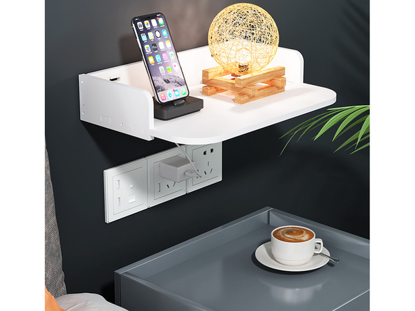 Sienas grāmatu plaukts ziedi balts matēts