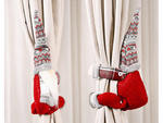 Santa gnome gnome velcro zaponka za zavese