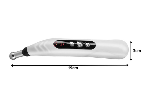 Akupunktur-massagegerät stift elektrostimulator 5 tipps lcd satz