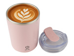 Taza automélante de 350 ml termo de acero para frío y caliente llavero usb