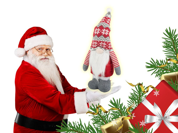 Kalėdinis viešpaties viešpaties teleskopas reguizuotos kojos 50 - 70cm