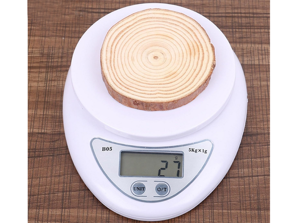 Pesador digital electronico de cocina con lcd 5 kg dimension cerveza