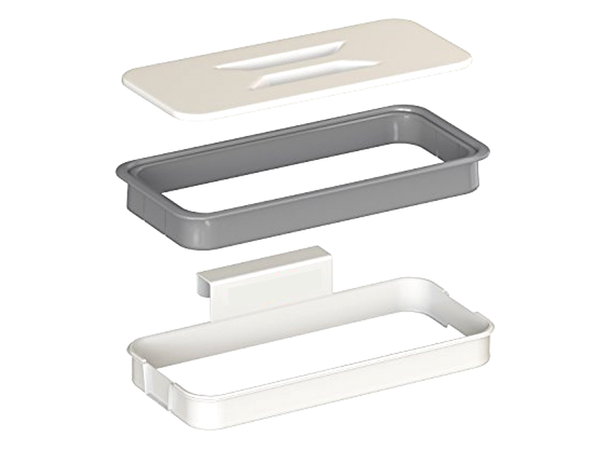 Zsák tartó hulladékkosár akasztó bilincs