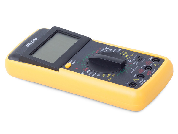 Skaitmeninis lcd srovės multimetras dt9208a zondas