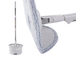 Rotary mop 360 spin bucket set 2x microfibre pads