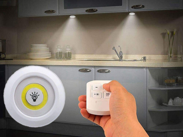 3x cob lamp vezeték nélkülönbözeles pilóta akkumulátor lámpa