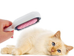 Brosse à poils de chien en silicone 3 en 1 pour le lavage des poils de chat