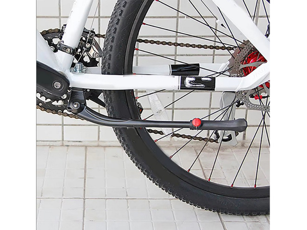 Pie de bicicleta regulable pie de bicicleta aluminio lateral