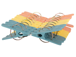 Pinzas para la ropa pinzas para la ropa pinzas para la ropa 18 piezas ranas de plástico fuerte