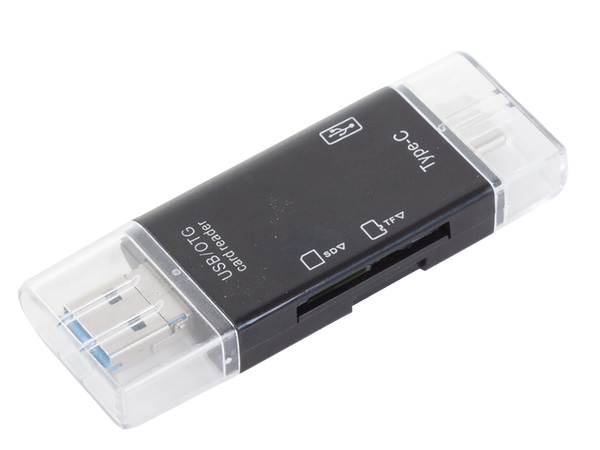 Lector tarjeta sd microsd tf usb usb-c micro usb otg