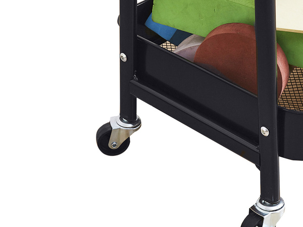 Bucătărie raft baie cabinet pe roți metal rack trei niveluri 3