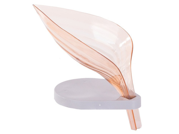 Soap leaf bath soap dish drain
