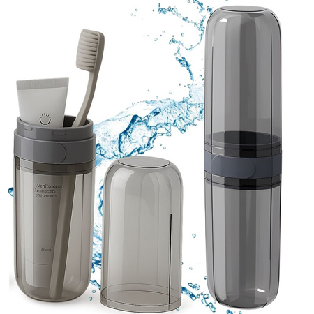 Étui pour brosse à dents et dentifrice de voyage
