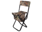 Fishing chair with backrest and carry bag