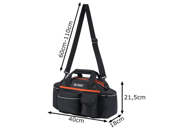 Bicicletă pannier trunchi capacitate mare universal