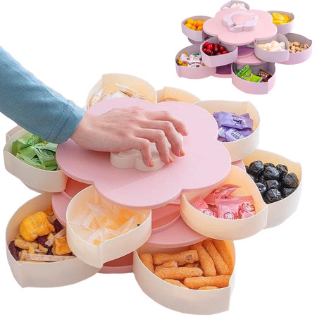 Rotating 2-in-1 candy jewellery organiser with phone holder