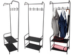 Porte-manteaux sur pied pour vêtements vêtements d'extérieur vestes pour chaussures présentoir étagères