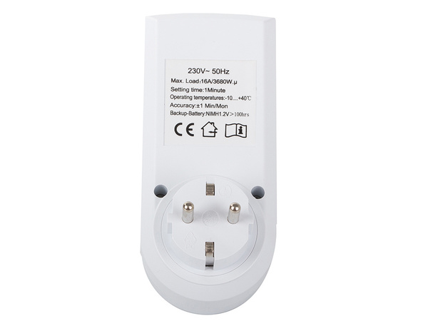 Časovač zapnutia a vypnutia lcd digitálny