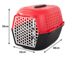 Dog carrier cat cage rabbit solid 48