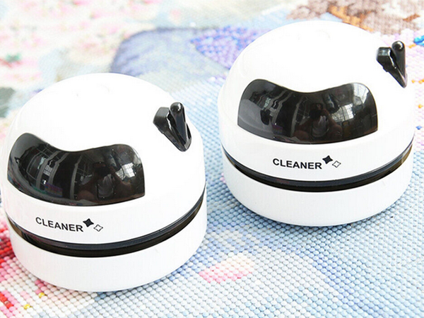 Mini handheld hoover cordless brush for table keyboard crumbs