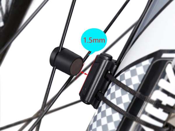 Vodotesný počítadlo rýchlosti na bicykli lcd