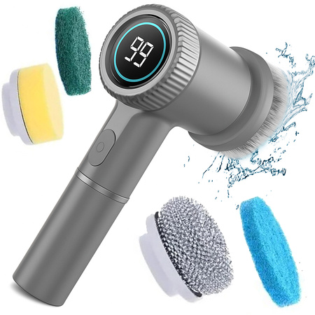 Električna rotacijska krtača za čiščenje kuhinje, brezžična, 5 v 1