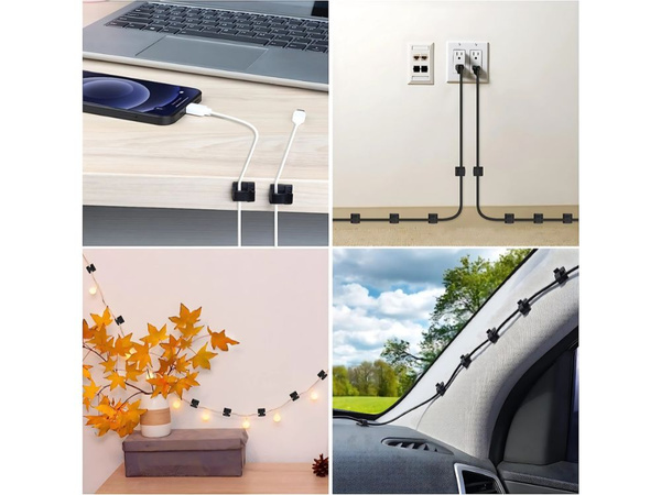 Organizador de cables sujetador de cables 10pcs