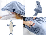 Couverture de requin pyjama vêtements de nuit costume chaud hiver sweat à capuche épais m