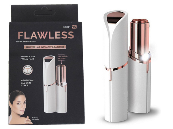 Facial epilator shaver body trimmer led