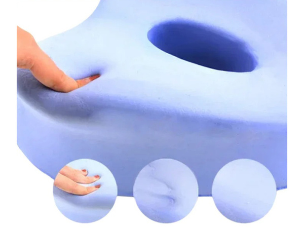 Orthopaedic pillow leg wedge between the knees for sleeping leg separator